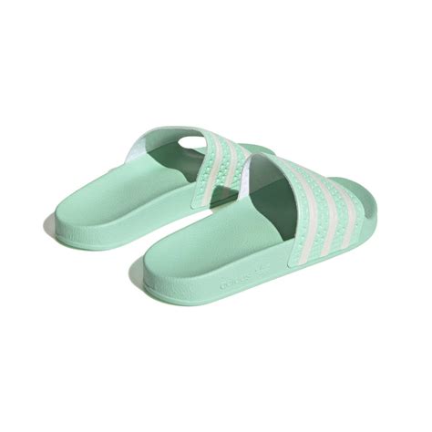 adidas slipper mintgroen